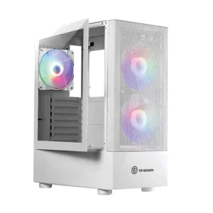 Revenger GHOST 2 RGB Mid Tower White ATX Gaming Desktop Casing