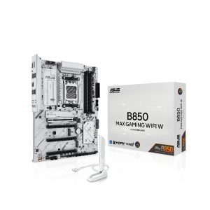 Asus B850 MAX GAMING WIFI W AM5 Socket DDR5 ATX Motherboard