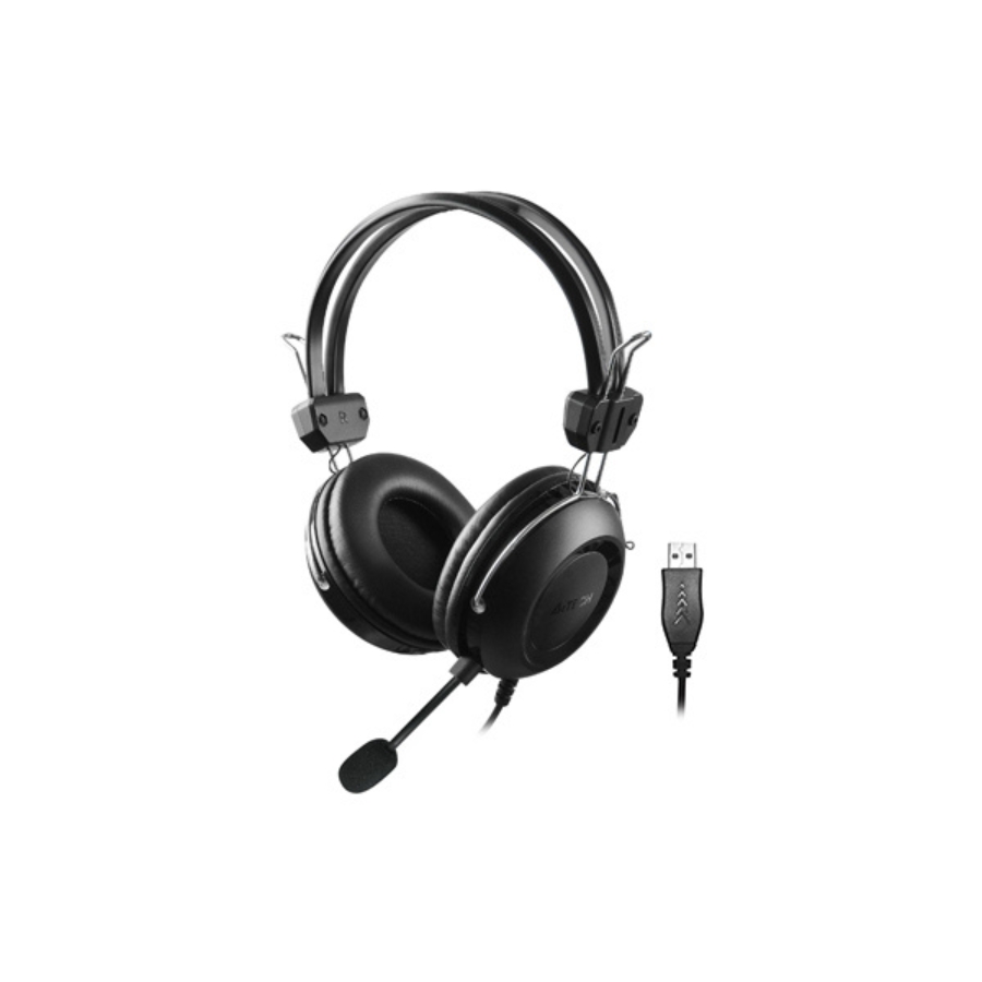 A4TECH HU-35 USB Wired Black Headphone