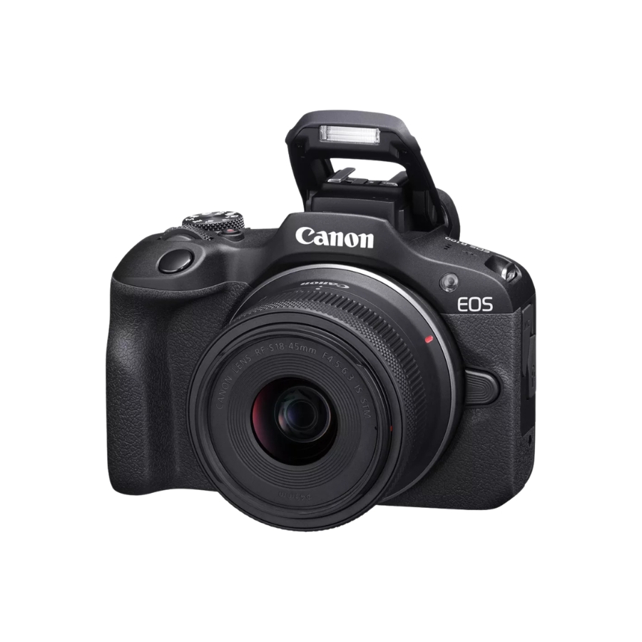 Canon EOS R100 Mirrorless 4K Black Camera with 18-45mm Lens - Image 2