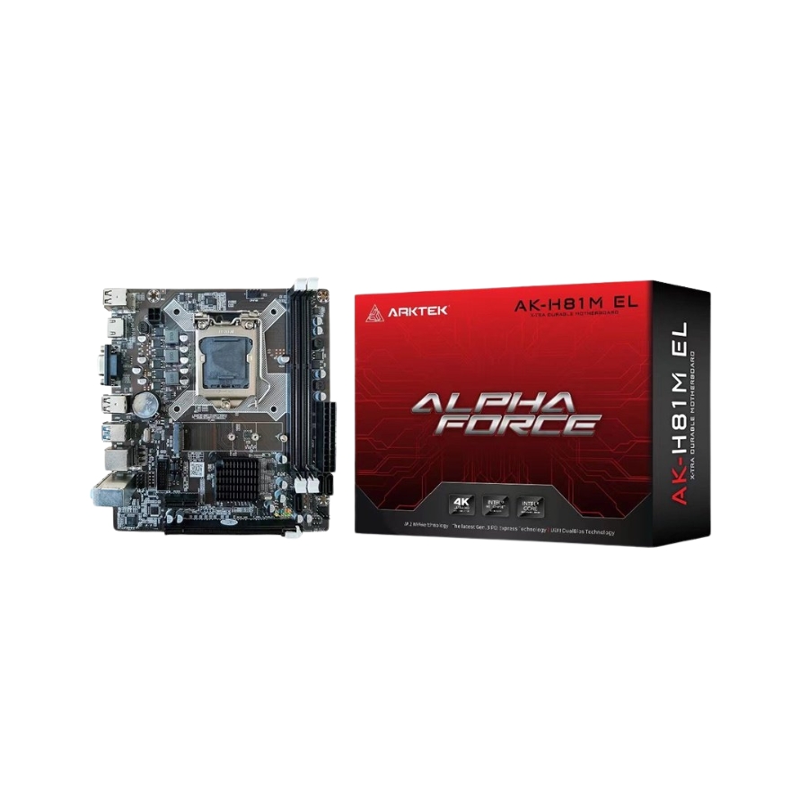ARKTEK AK-H81M EL 4th Gen DDR3 Micro-ATX Motherboard - Image 2