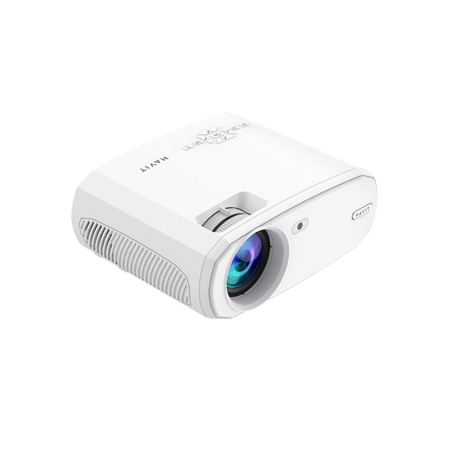 Havit PJ202 300 ANSI Lumens Full HD Wi-Fi Screen Mirroring Portable White Projector