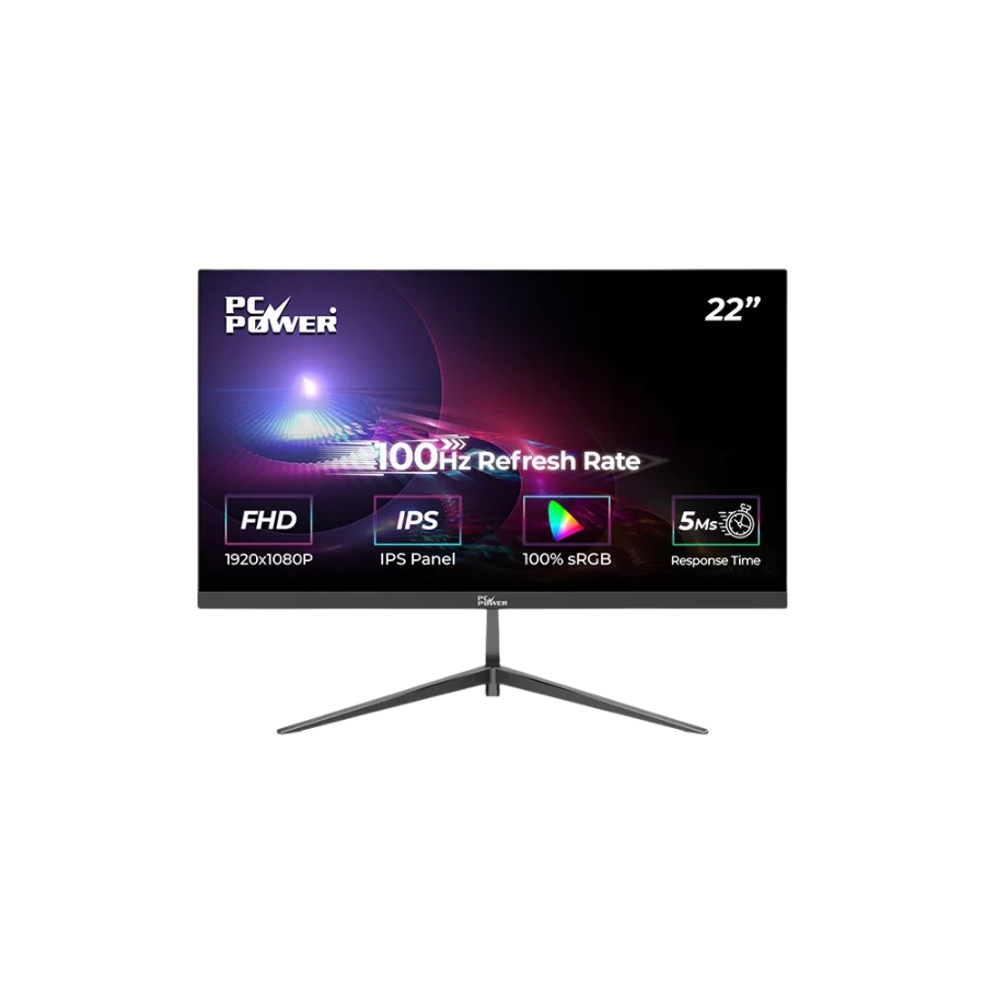 PC Power PCGM-King22 21.45Inch IPS FHD 100Hz Black Monitor