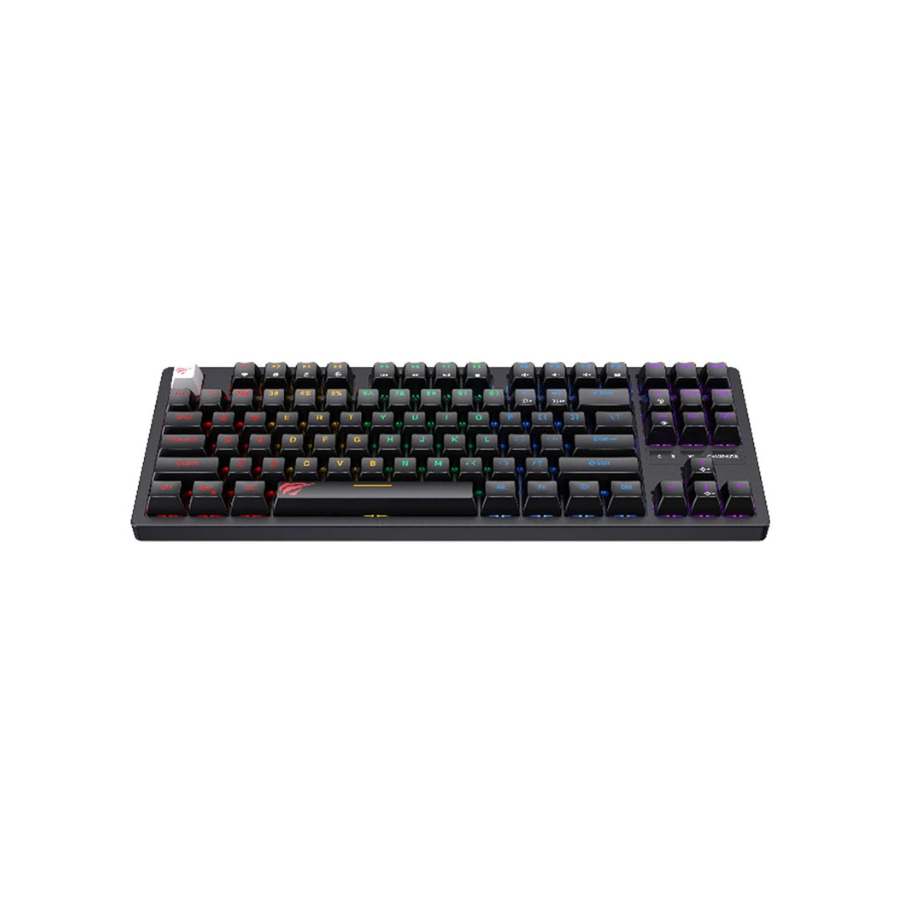 Havit KB892L RGB Backlit Gaming Mechanical Black Keyboard (Blue Switch) - Image 2