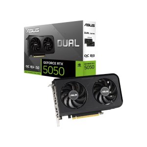 ASUS Dual GeForce RTX 5050 8GB GDDR6 OC Edition PCI Express 5.0 Black Graphics Card
