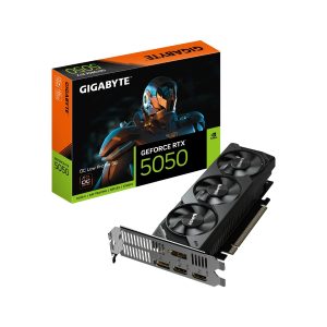 GIGABYTE GeForce RTX 5050 OC Low Profile 8GB GDDR6 PCI Express 5.0 Black Graphics Card